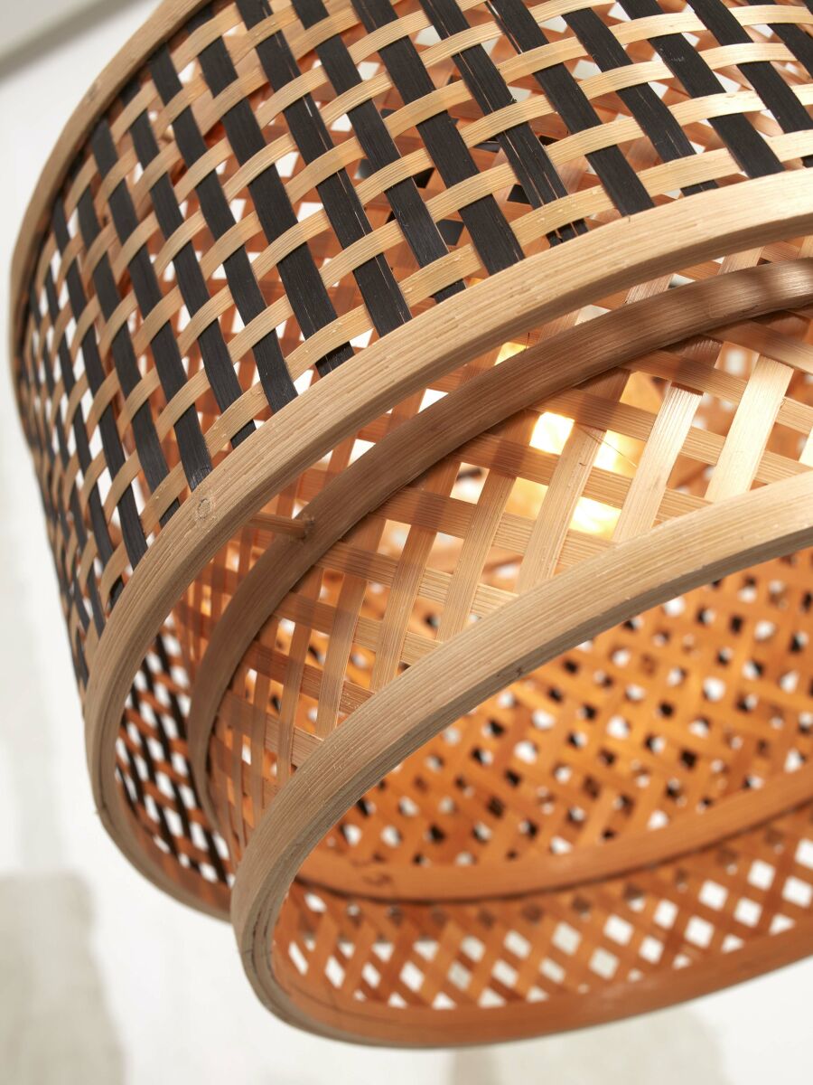 good&mojo-hanglamp-bhutan-naturel/zwart-bamboemetaal-ø25cm-e27-bhutan/h/2520/bn-10