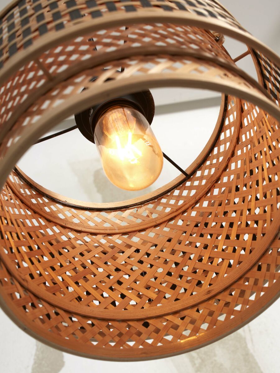 good&mojo-hanglamp-bhutan-naturel/zwart-bamboemetaal-ø25cm-e27-bhutan/h/2520/bn-11