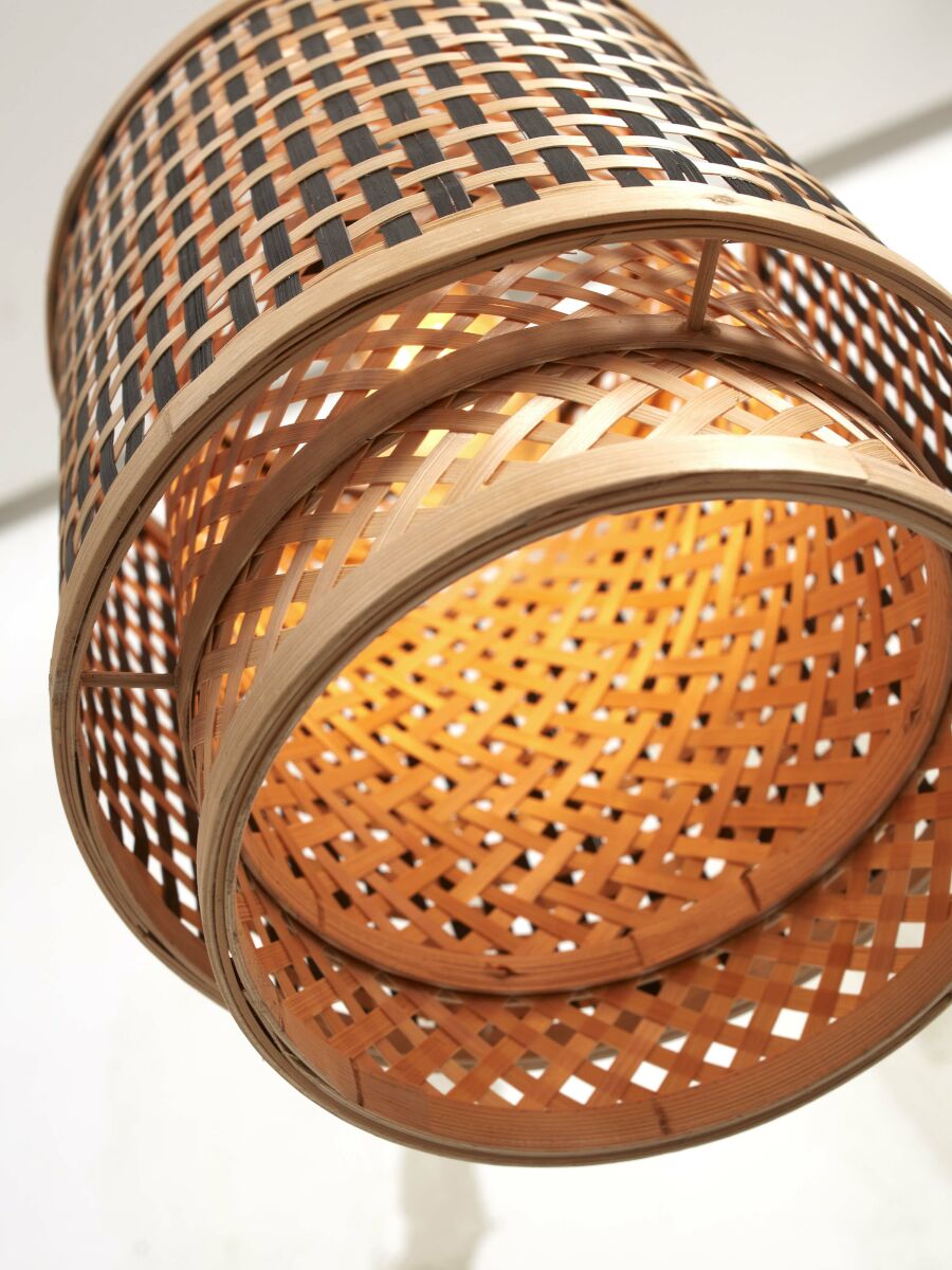 good&mojo-hanglamp-bhutan-naturel/zwart-bamboemetaal-ø18cm-e27-bhutan/h/1825/bn-12
