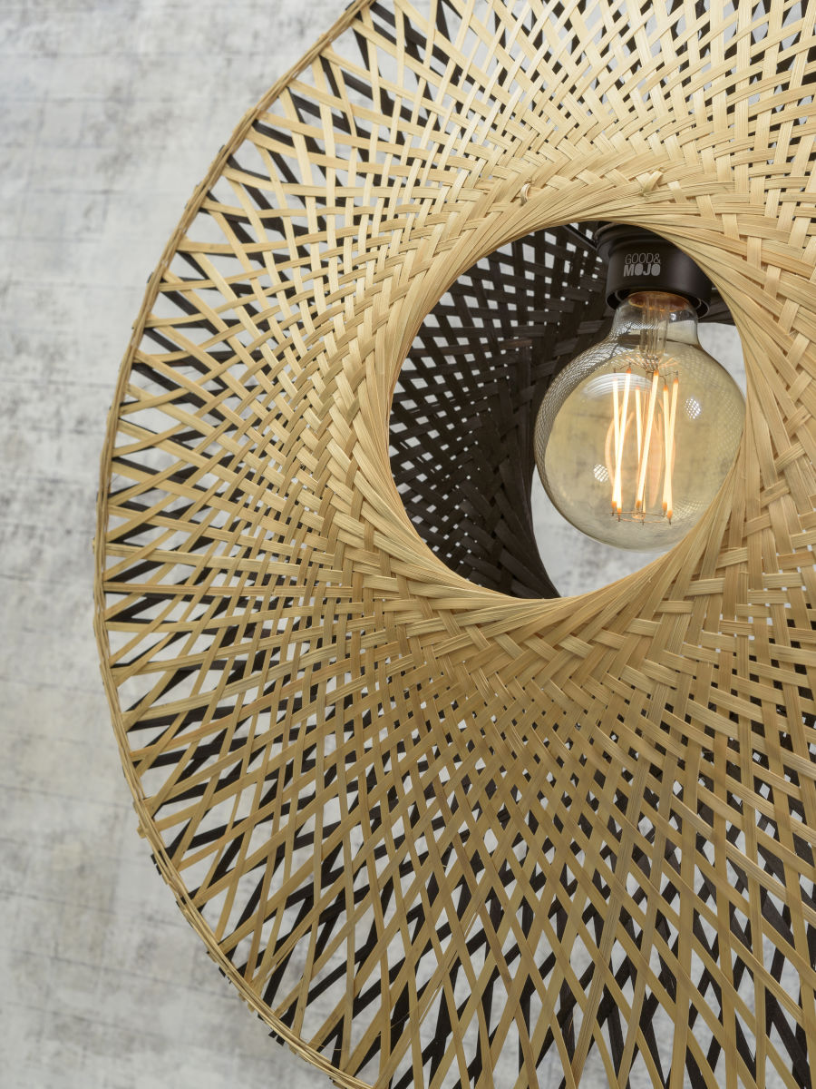 good&mojo-hanglamp-kalimantan-naturel/zwart-bamboe-ø44cm-e27-kalimantan/h/4412/bn-14