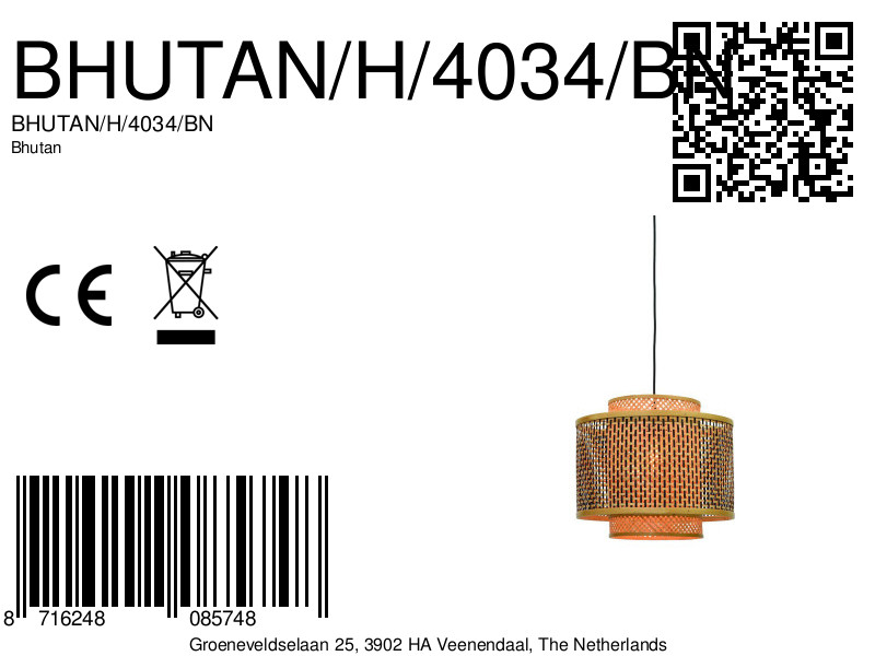 good&mojo-hanglamp-bhutan-naturel/zwart-bamboe-ø40cm-e27-bhutan/h/4034/bn-8a