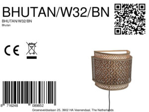 good&mojo-wandlamp-bhutan-naturel/zwart-bamboe-e27-bhutan/w32/bn-8a