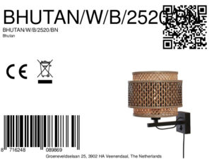 good&mojo-wandlamp-bhutan-naturel/zwart-bamboe-ø25cm-e27-bhutan/w/b/2520/bn-8a