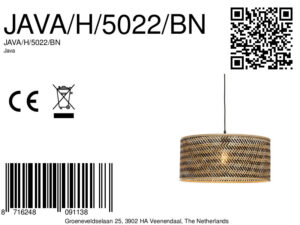 good&mojo-hanglamp-java-naturel/zwart-bamboemetaal-ø50cm-e27-java/h/5022/bn-8a