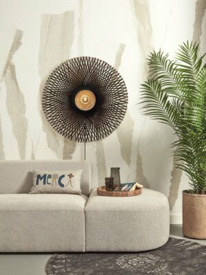 good&mojo-wandlamp-kalimantan-naturel/zwart-bamboemetaal-ø87cm-e27-kalimantan/w20/bnr-06