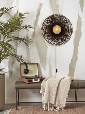 good&mojo-wandlamp-kalimantan-naturel/zwart-bamboemetaal-ø60cm-e27-kalimantan/w15/bnr-07
