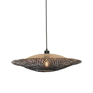 good&mojo-hanglamp-kalimantan-naturel/zwart-bamboemetaal-ø60cm-e27-kalimantan/h15/bnr-1