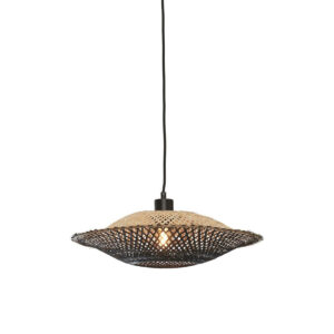 good&mojo-hanglamp-kalimantan-naturel/zwart-bamboemetaal-ø44cm-e27-kalimantan/h12/bnr-1