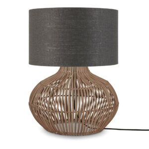 good&mojo-tafellamp-kalahari-grijs-linnenrotan-ø32cm-e27-kalahari/t32/n/3220/dg-1