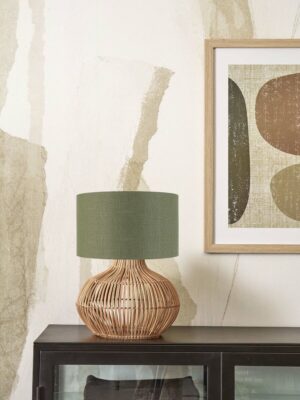 good&mojo-tafellamp-kalahari-groen-linnenrotan-ø32cm-e27-kalahari/t32/n/3220/gf-02