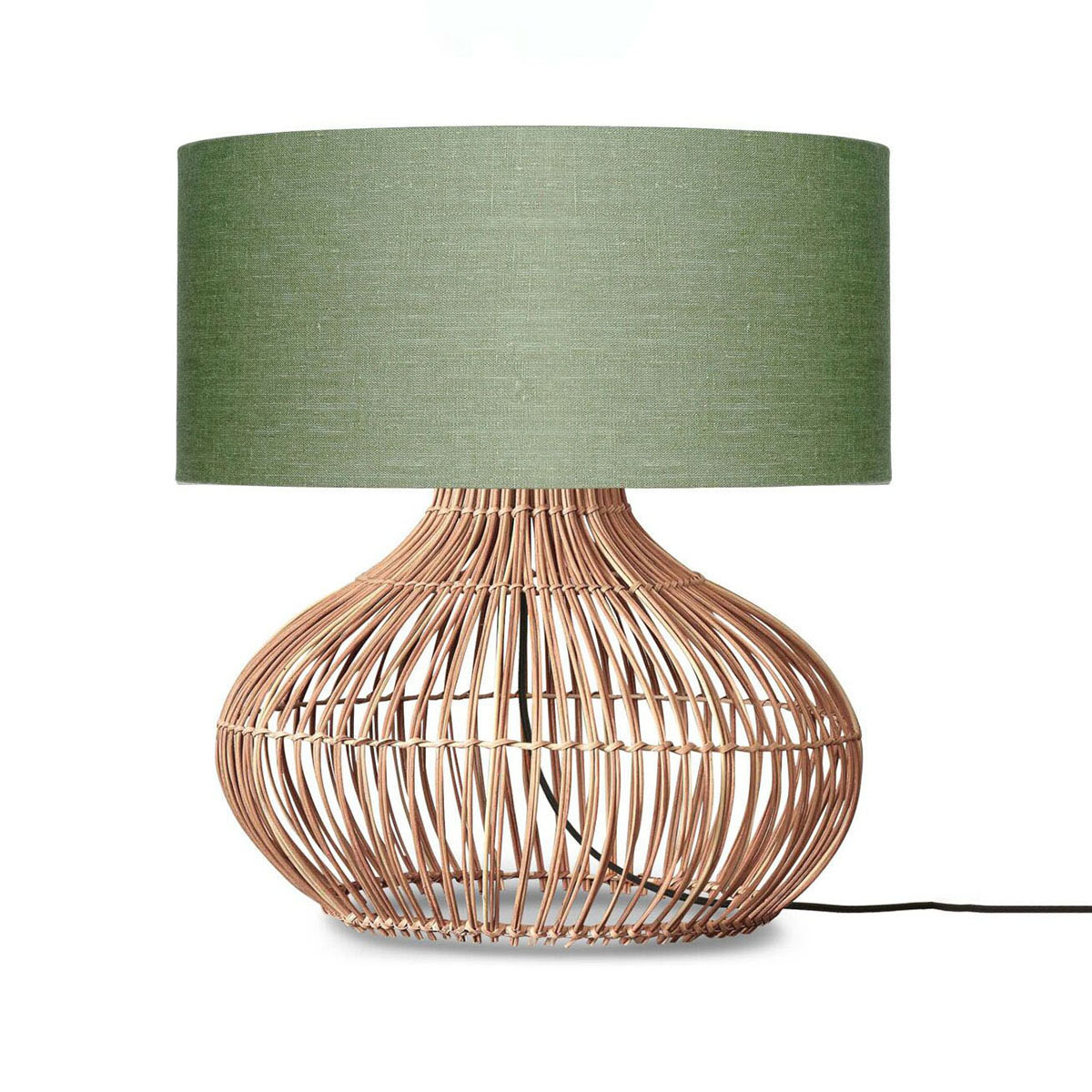 good&mojo-tafellamp-kalahari-groen-linnenrotan-ø47cm-e27-kalahari/t42/n/4723/gf-1