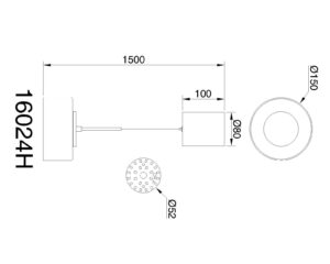 globo-hanglamp-belinda-zwart-glas-ø15cm-led-16024h-1