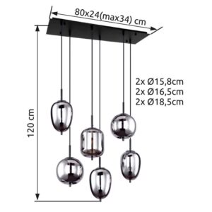 globo-hanglamp-blacky-zwart-glas-groteeettafellamp-e14-15345-6-1