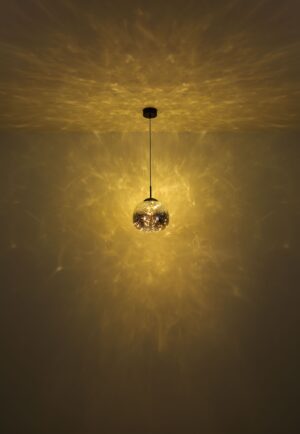 globo-hanglamp-firefly-zwart-glas-ø30cm-led-15642-1