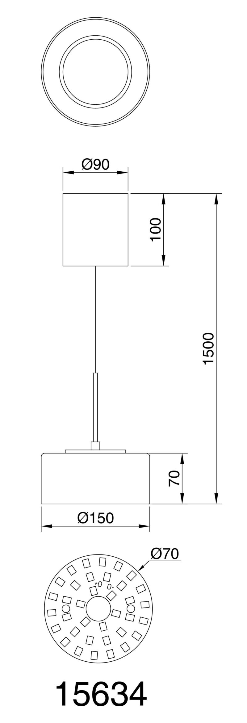 globo-hanglamp-fogsy-zwart-glas-ø15cm-led-15634-1