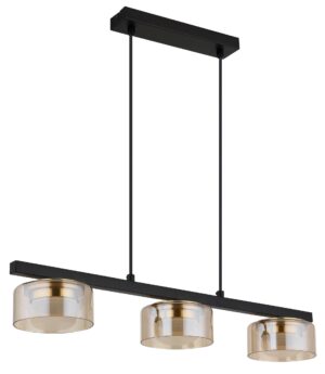 globo-hanglamp-higgins-zwart-glas-groteeettafellamp-led-16055-3hg-1