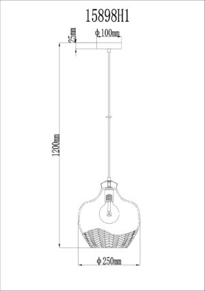 globo-hanglamp-jessica-goud-glas-ø25cm-e27-15898h1-1