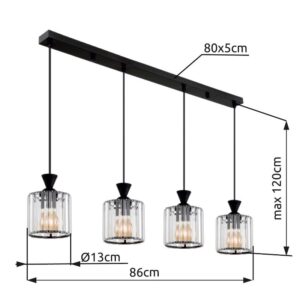 globo-hanglamp-jordana-zwart-glas-kleurglas-lamp-e27-15742-4-1