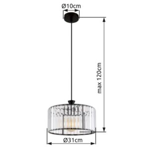 globo-hanglamp-jordana-zwart-glas-ø31cm-e27-15742h-1