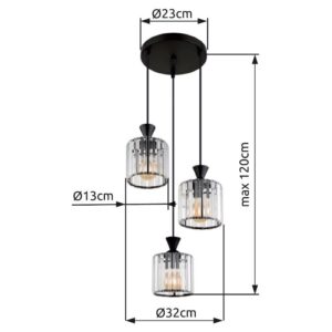 globo-hanglamp-jordana-zwart-glas-ø32cm-e27-15742-3-1
