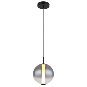 globo-hanglamp-lacy-zwart-glas-ø25cm-led-15798h-1