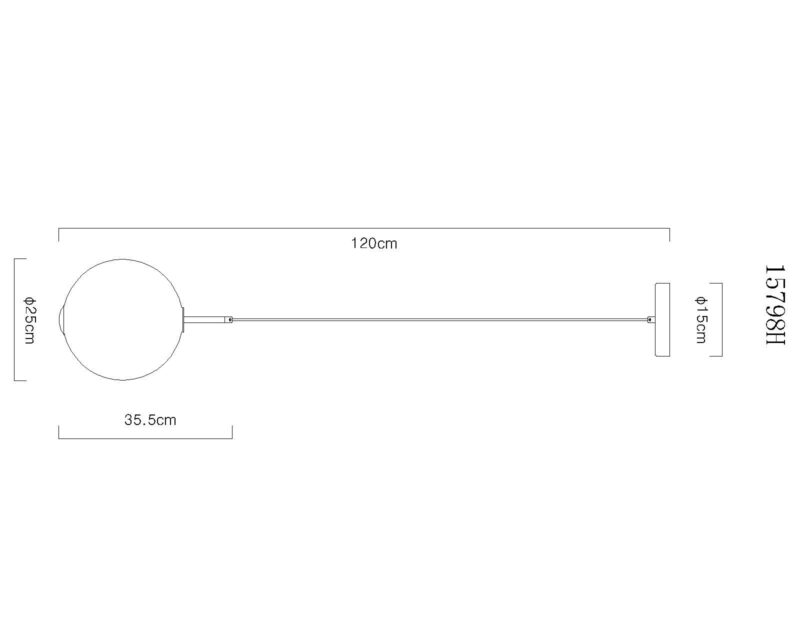 globo-hanglamp-lacy-zwart-glas-ø25cm-led-15798h-1