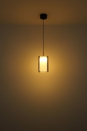 globo-hanglamp-lampigna-zwart-glas-ø18cm-led-15740-1