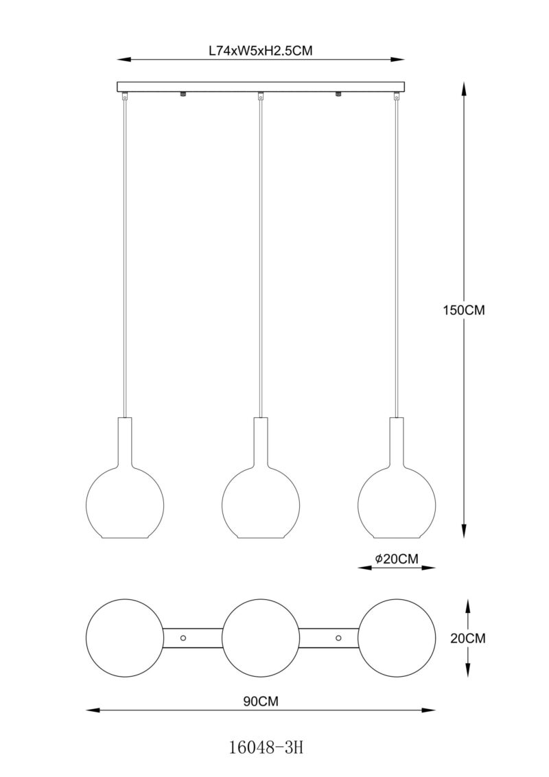 globo-hanglamp-marinella-amberkleurig-glas-groteeettafellamp-e14-16048-3h-1