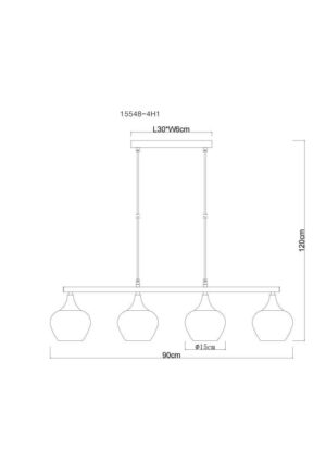 globo-hanglamp-maxy-zwart-glas-groteeettafellamp-e27-15548-4h1-1