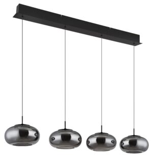 globo-hanglamp-quintara-zwart-glas-groteeettafellamp-led-15744-4h-1