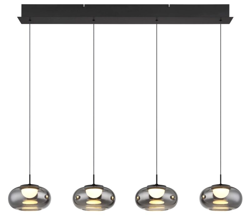 globo-hanglamp-quintara-zwart-glas-groteeettafellamp-led-15744-4h-1