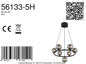 globo-hanglamp-riha-zwart-glas-ø60cm-g9-56133-5h-1