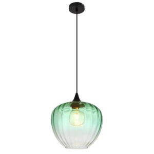 globo-hanglamp-sander-groen-glas-ø29cm-e27-15748h1g-1