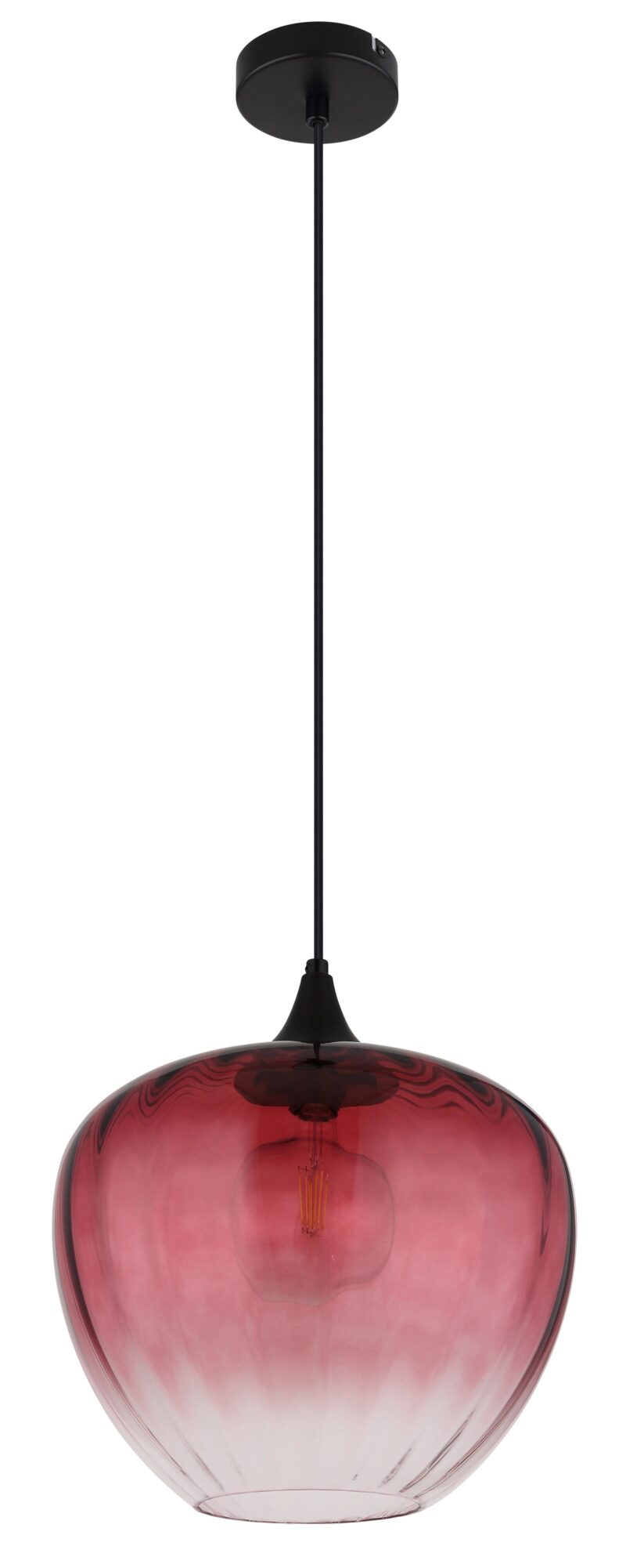 globo-hanglamp-sander-rood-glas-ø29cm-e27-15748h1r-1