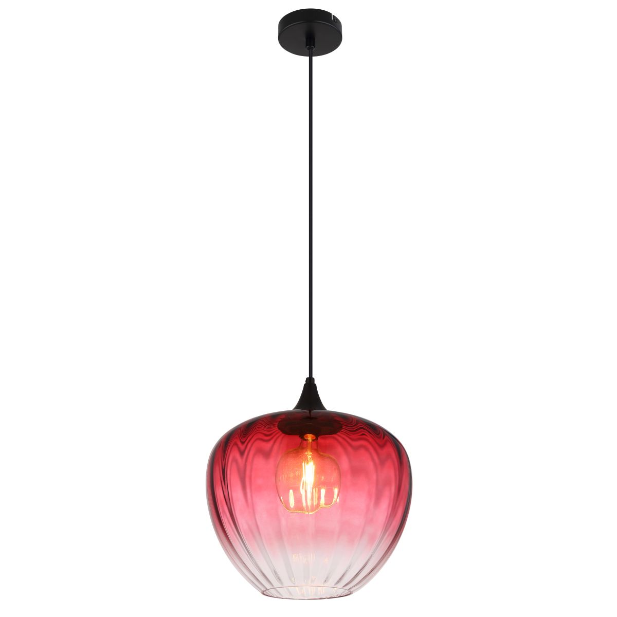 globo-hanglamp-sander-rood-glas-ø29cm-e27-15748h1r-1