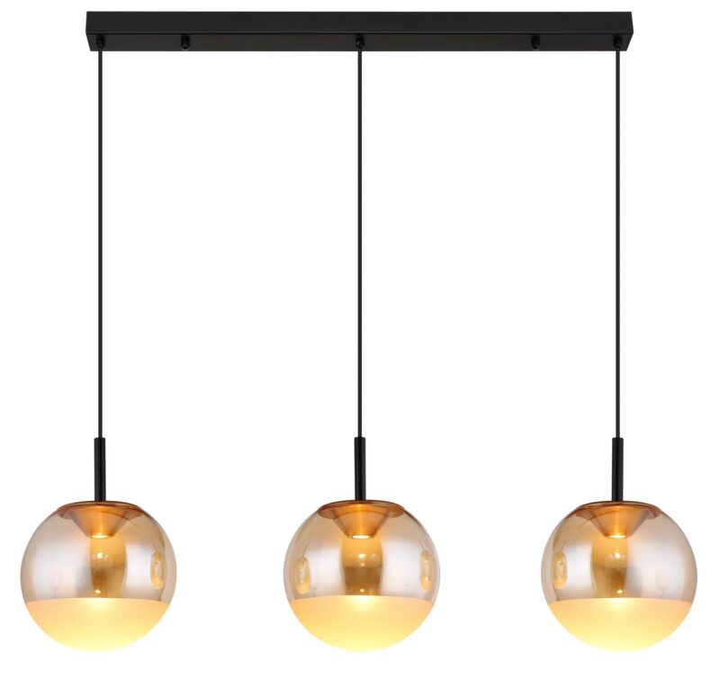 globo-hanglamp-severin-amberkleurig-glas-groteeettafellamp-led-16057-3h-1