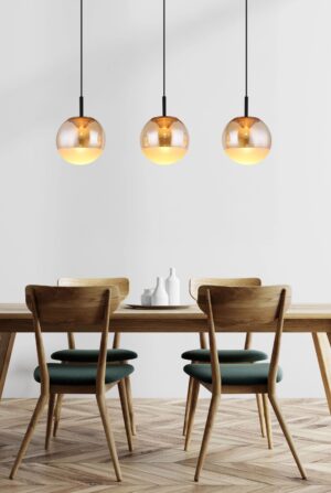 globo-hanglamp-severin-amberkleurig-glas-groteeettafellamp-led-16057-3h-1