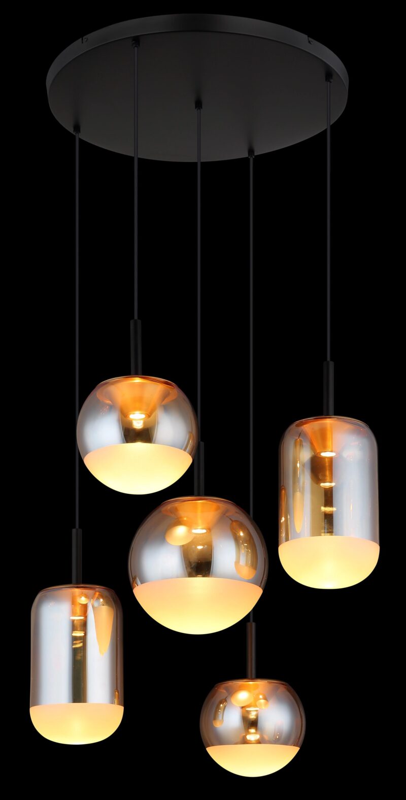 globo-hanglamp-severin-amberkleurig-glas-ø71cm-led-16057-5h-1