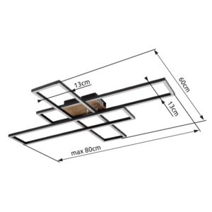 globo-plafonniere-dakari-zwart-metaal-led-67208-40-1