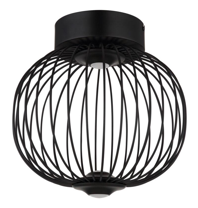 globo-plafonniere-galway-zwart-metaal-ø30cm-led-15652d-1