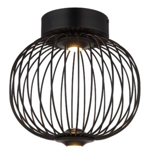 globo-plafonniere-galway-zwart-metaal-ø30cm-led-15652d-1