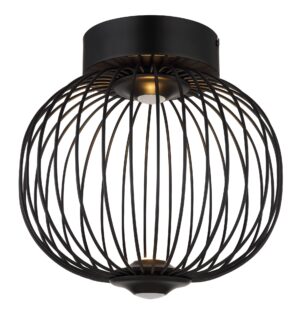 globo-plafonniere-galway-zwart-metaal-ø30cm-led-15652d-1