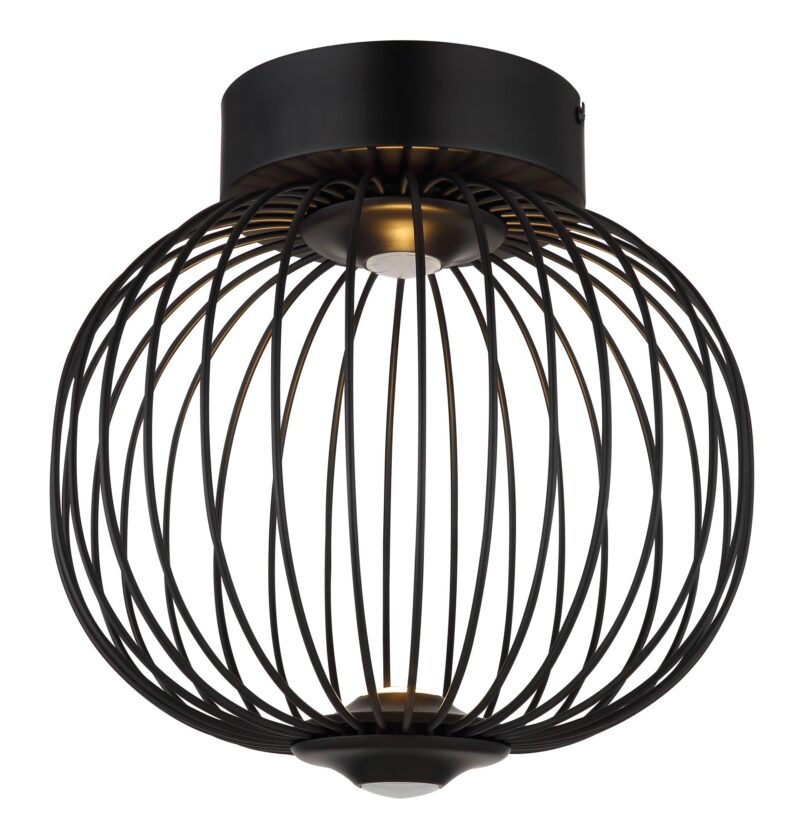 globo-plafonniere-galway-zwart-metaal-ø30cm-led-15652d-1