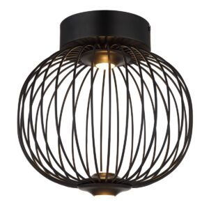 globo-plafonniere-galway-zwart-metaal-ø30cm-led-15652d-1