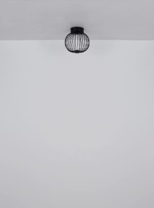 globo-plafonniere-galway-zwart-metaal-ø30cm-led-15652d-1