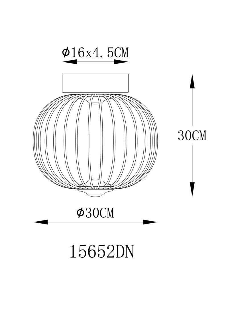globo-plafonniere-galway-zwart-metaal-ø30cm-led-15652d-1