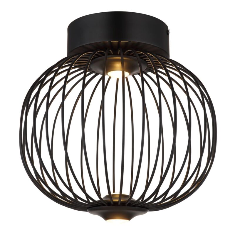 globo-plafonniere-galway-zwart-metaal-ø30cm-led-15652d-1