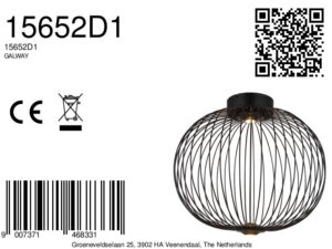 globo-plafonniere-galway-zwart-metaal-ø50cm-led-15652d1-1