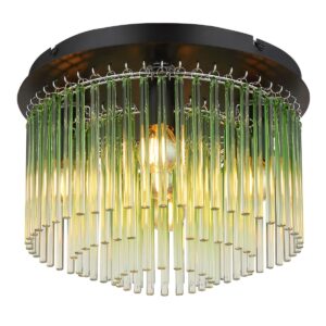 globo-plafonniere-gorley-zwart-glas-ø32cm-e14-15698dg-1