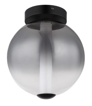 globo-plafonniere-lacy-zwart-glas-ø25cm-led-15798d-1